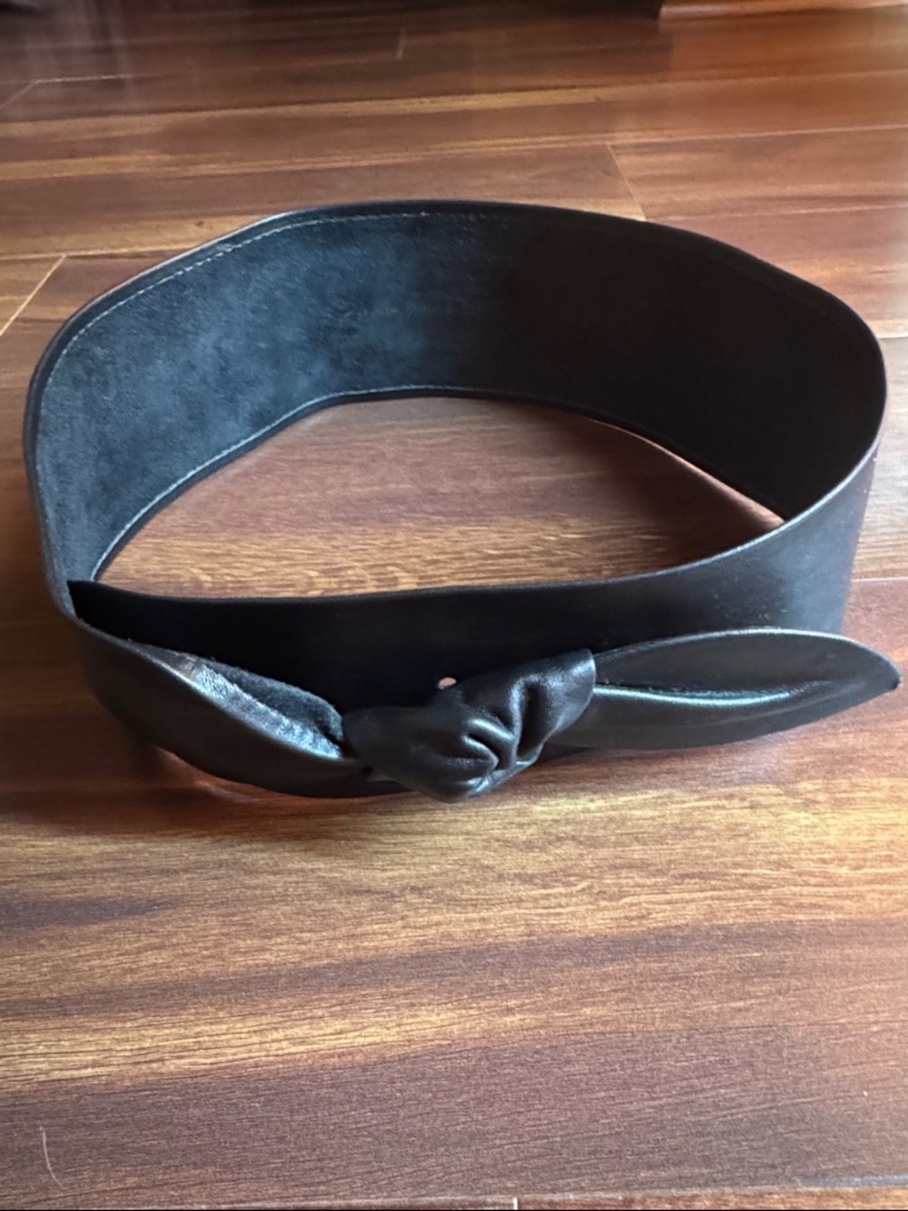 CALDERON Black Knot Waist Belt Size Small